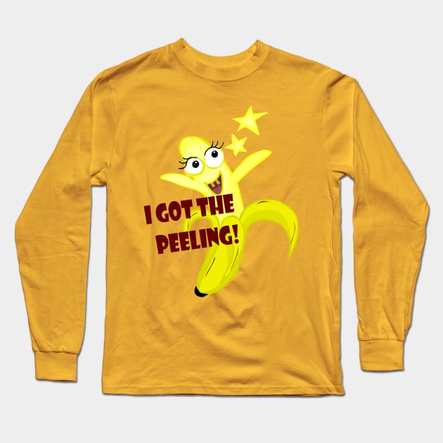 Ecstatic Banana Long Sleeve T-Shirt by Bloomerang